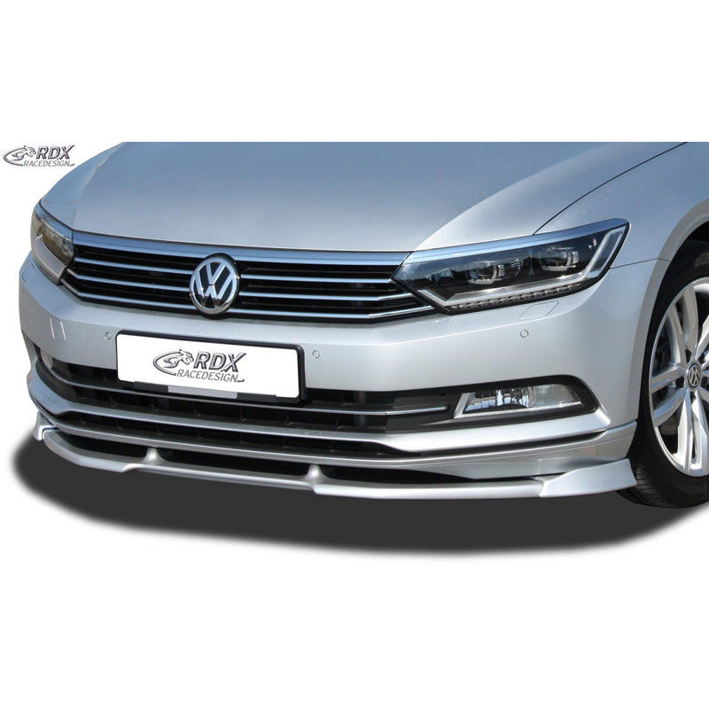 RDX Racedesign, Front spoiler Vario-X, passer til Volkswagen Passat 3G (B8) 2014-2019 excl. R-Line (PU)