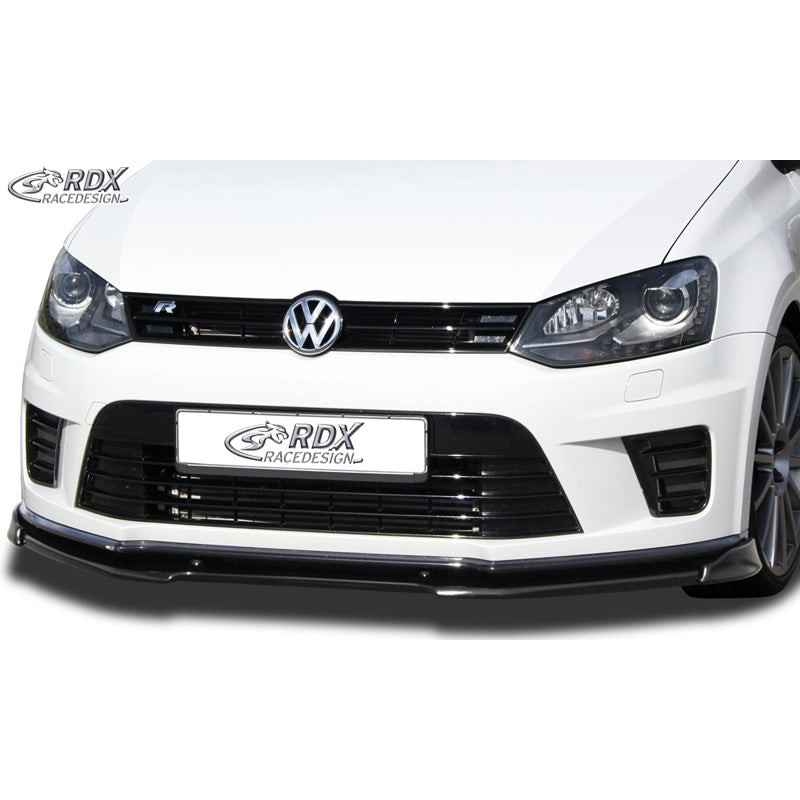 RDX Racedesign, Front spoiler Vario-X, passer til Volkswagen Polo 6R WRC 2009-2014 (PU)