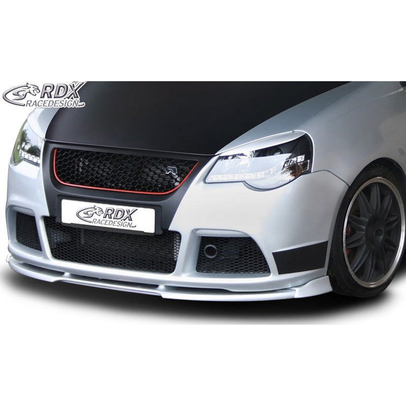 RDX Racedesign, Front spoiler Vario-X, passer til Volkswagen Polo 9N2 2005-2009 GTi Cup Edition (PU)