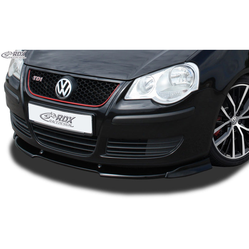 RDX Racedesign, Front spoiler Vario-X, passer til Volkswagen Polo 9N2 2005-2009 incl. GTi (PU)