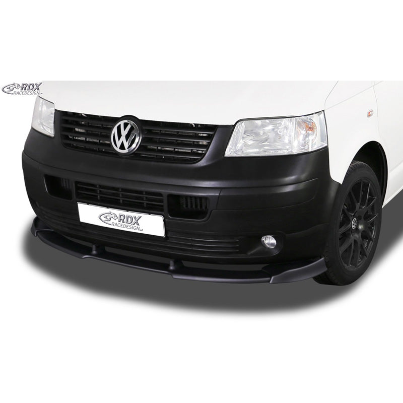 RDX Racedesign, Front spoiler Vario-X, passer til Volkswagen Transporter T5 2003-2009 (unpainted bumper) (PU)