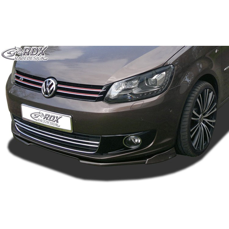 RDX Racedesign, Front spoiler Vario-X, passer til Volkswagen Touran 2011- & Caddy 2010- (PU)