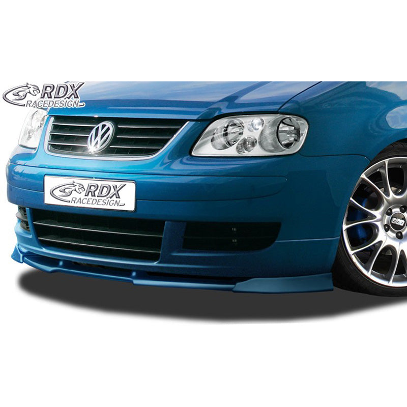 RDX Racedesign, Front spoiler Vario-X, passer til Volkswagen Touran 2003-2006 & Caddy 2004-2010 (PU)