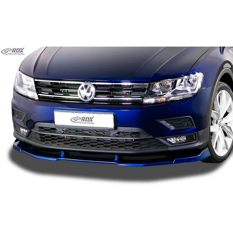 RDX Racedesign, Front spoiler Vario-X, passer til Volkswagen Tiguan II 2016- excl. R-Line (PU)