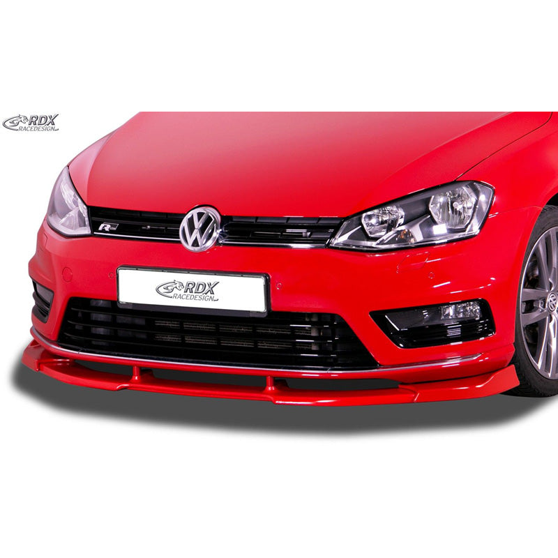 RDX Racedesign, Front spoiler Vario-X, passer til Volkswagen Golf VII R Line 2012-2017 (PU)