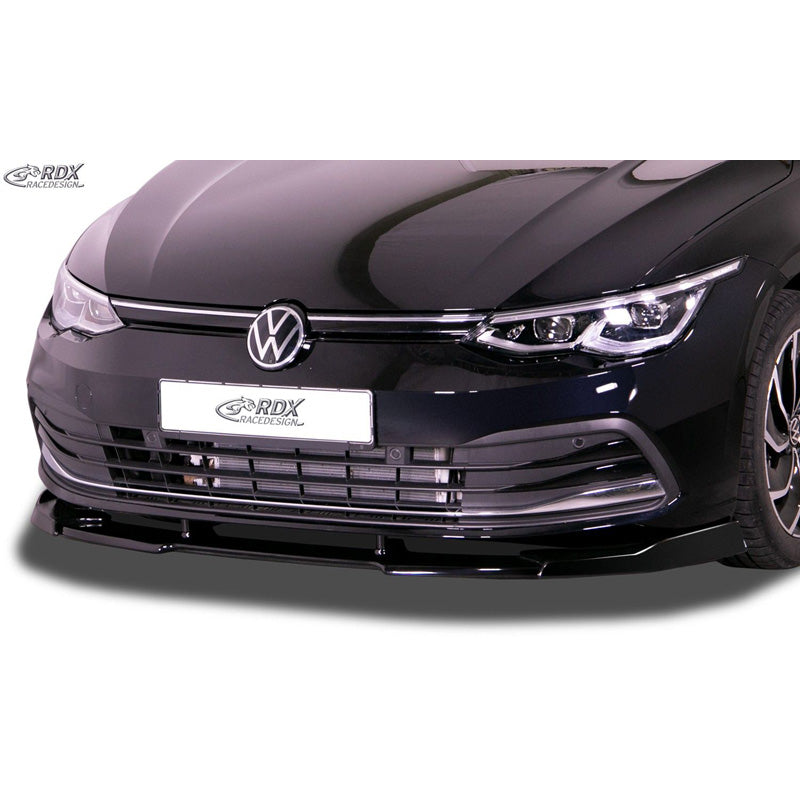 RDX Racedesign, Front spoiler Vario-X, passer til Volkswagen Golf VIII HB/Variant 2020- excl. R/R-Line/GTi/GTD/GTE (PU)