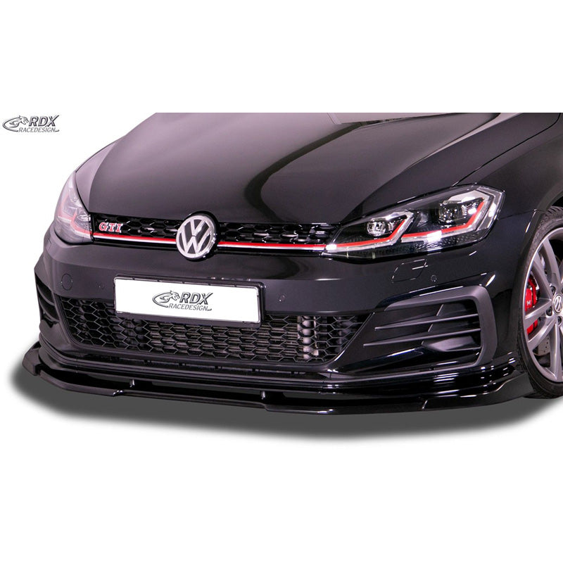 RDX Racedesign, Front spoiler Vario-X, passer til Volkswagen Golf VII GTi TCR Facelift 2017-2019 (PU)