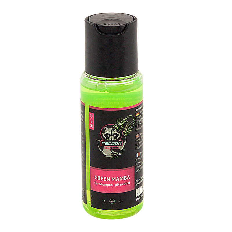 Racoon, GREEN MAMBA Bilshampoo - pH neutral - 50ml