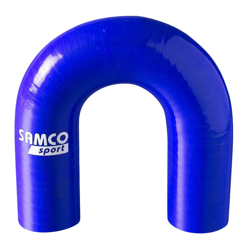 Samco, Silikoneslange 180  grader bøjning - længde 76mm - Ø16mm - Blue