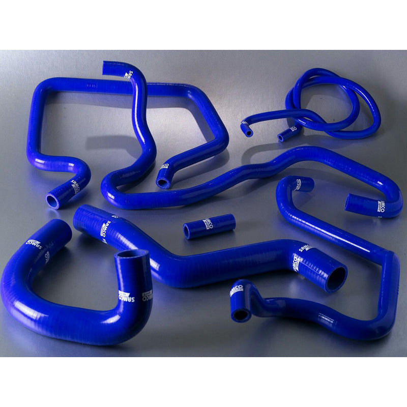 Samco, Slangesæt, passer til Ford Escort MK6 RS2000 1995-1996 - 7-dele - Cooling - Blue