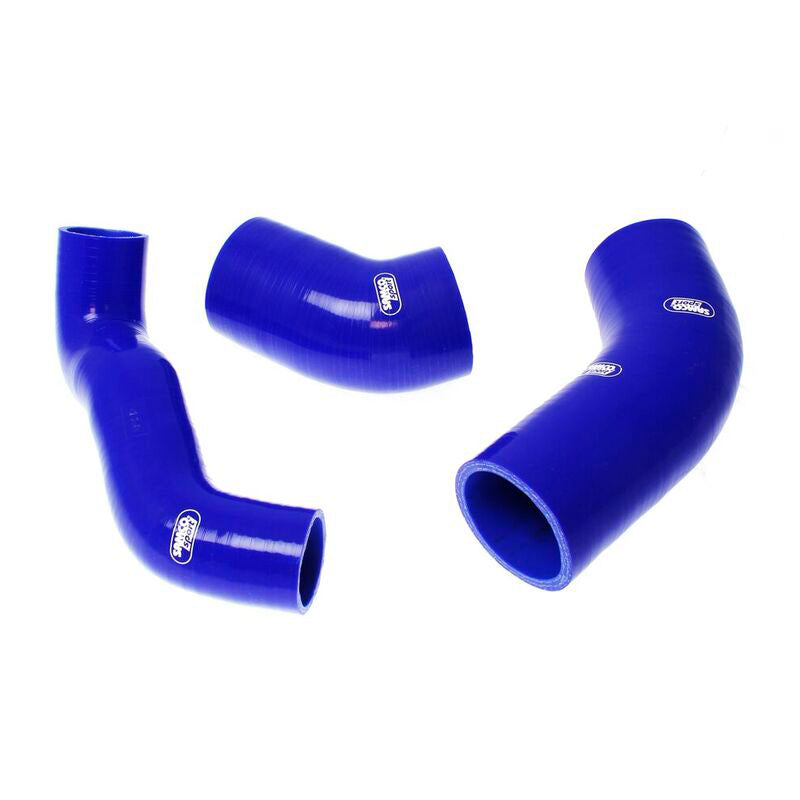 Samco, Slangesæt, passer til Ford Focus RS 2.5L Turbo 2009- - 3-dele - Induction - Blue