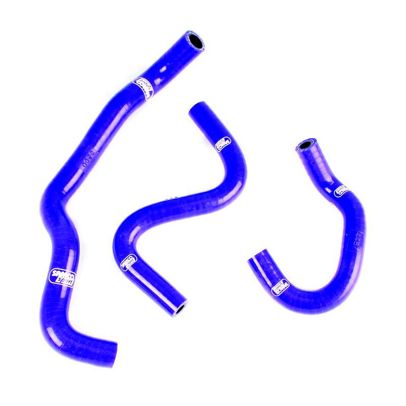 Samco, Slangesæt, passer til Subaru Impreza Turbo Version 7 Bugeye 2000-2002 - 3-dele - Power Steering - Blue