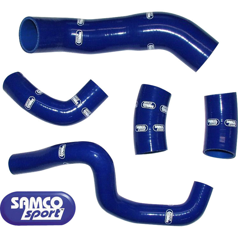 Samco, Slangesæt, passer til Mitsubishi Lancer Evo 4/5/6 CN9A 1996-2001 - 5-dele - Turbo - Blue