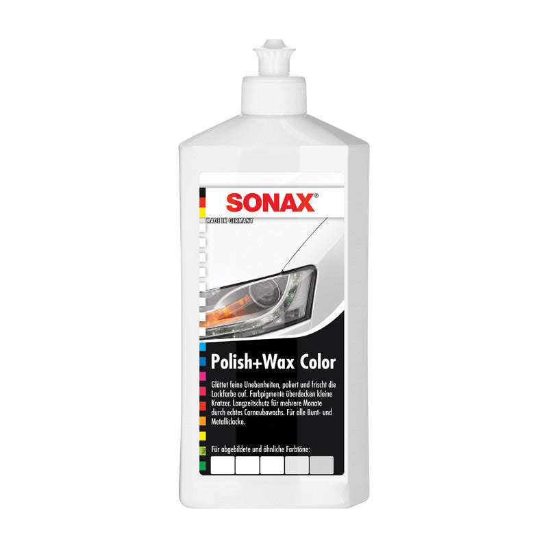 SONAX, Polering & Voks med Carnauba - Hvid - 500 ml