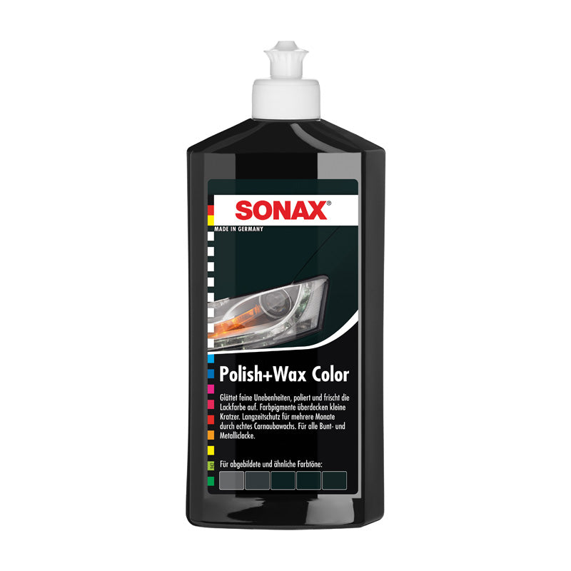 SONAX, Polering & Voks til Sort Bil - 500 ml