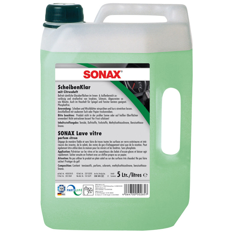 SONAX, Rude- og Forlygterens 5L - Insekt- og Snavsafviser