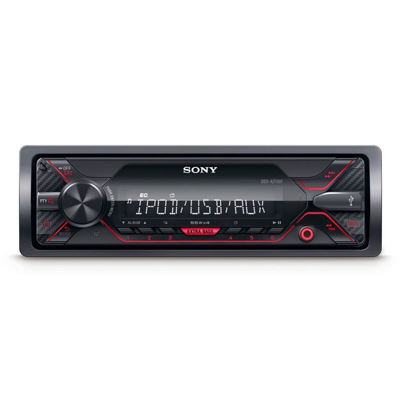 Sony, 1-DIN Bilradio med USB/AUX og EXTRA BASS - Grafisk Equalizer 10-bånd