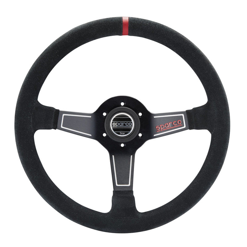 Sparco, Sport Rat Hjul L 575 - Sort Suede - 350mm