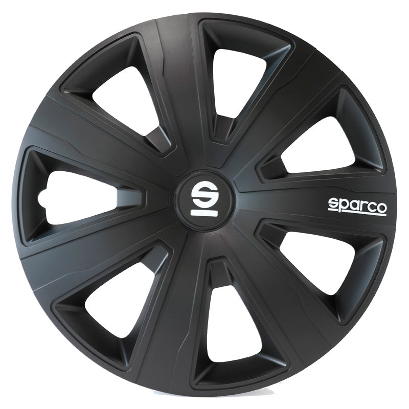 Sparco, Hjulkapsler, 4stk., Palermo - 14-tommer - Black