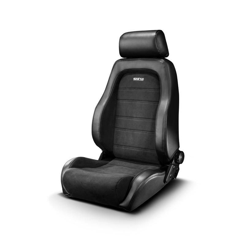 Sparco, Sport Sæde GT - Sort Skai + Sort Mikrofiber - Reclinerbar