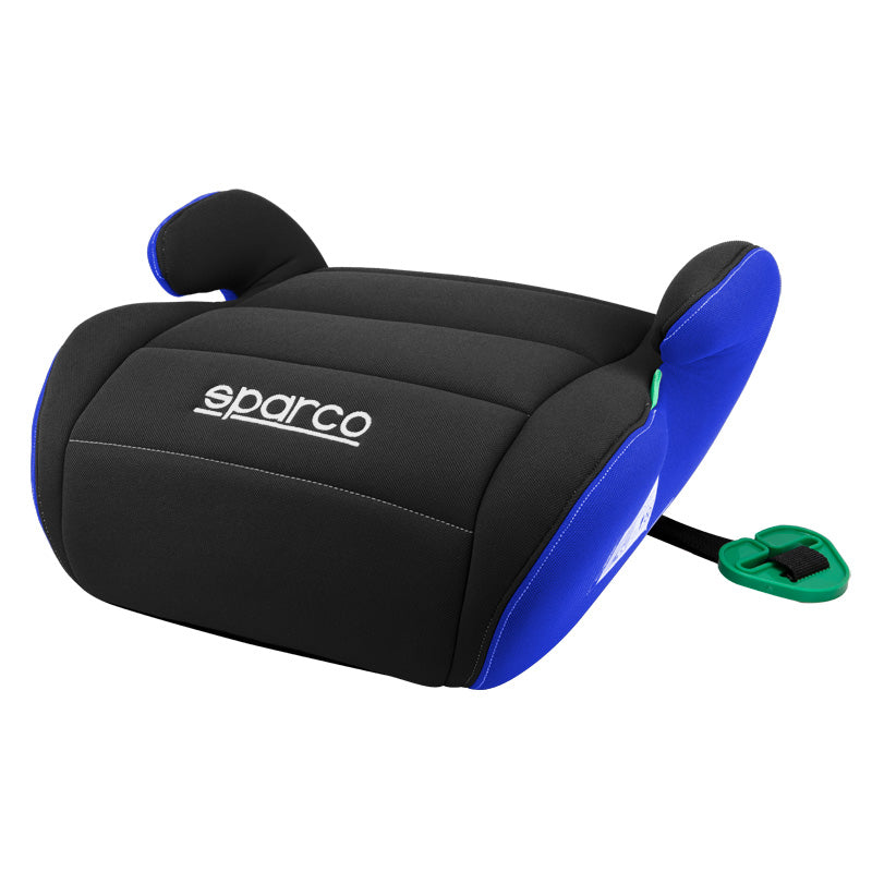 Sparco, Booster Sæde F100KI - Sort/Blå - 125-150cm