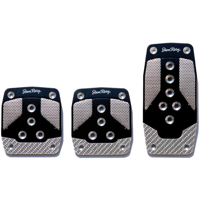 Simoni Racing, Sport Pedal Sæt Carbon Design - Sort/Aluminium - Manuel