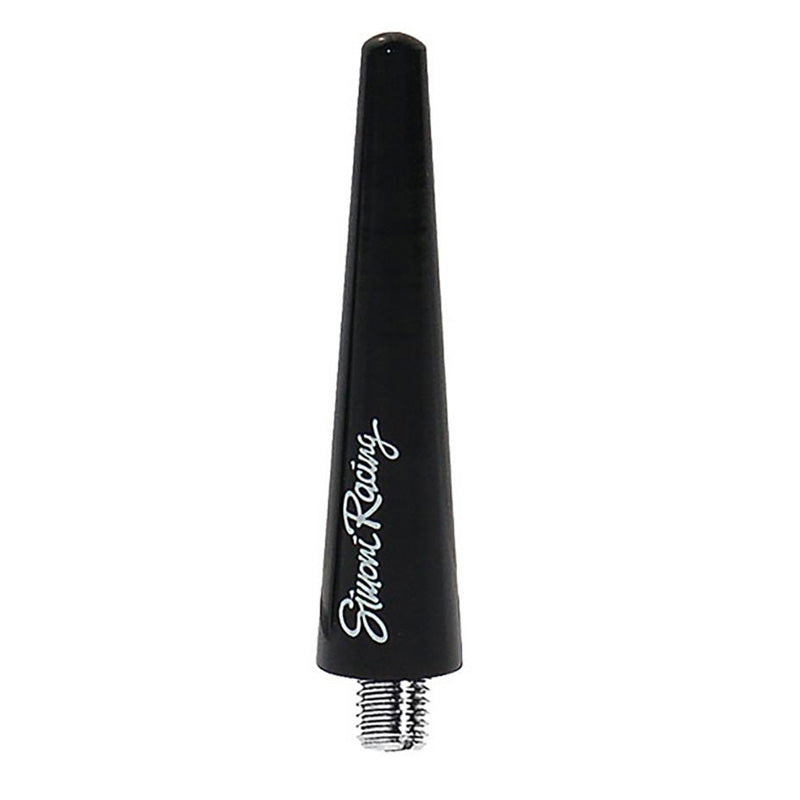 Simoni Racing, Aluminium Antenne - Kort - 6cm - Sort