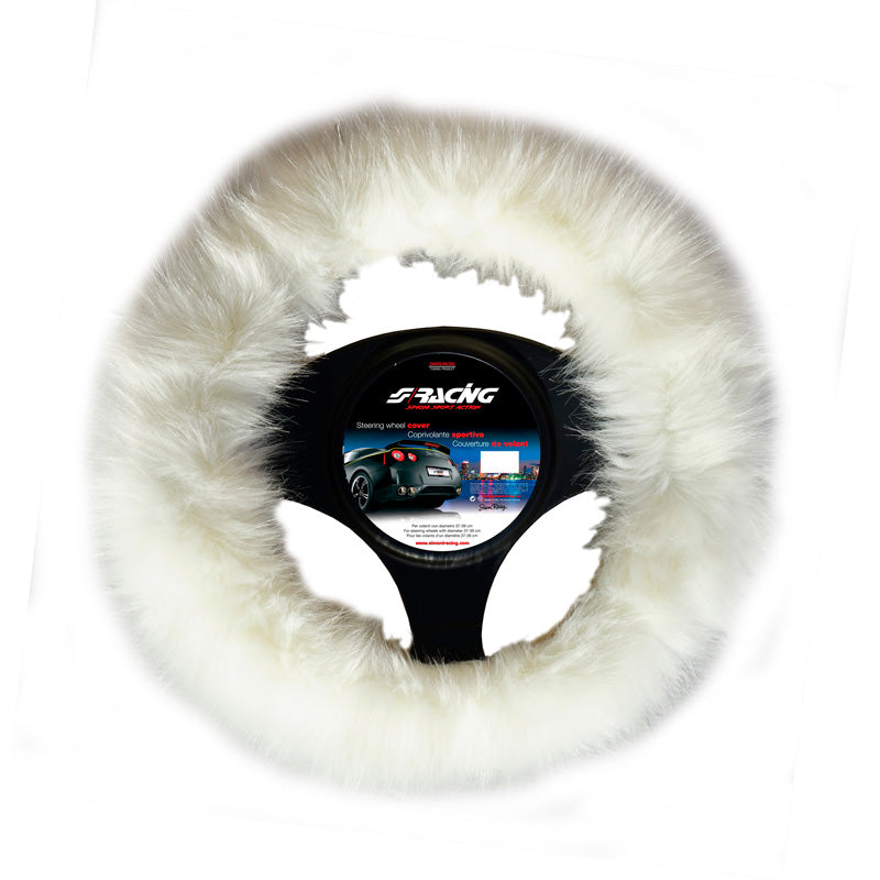 Simoni Racing, Fluffy Fur Ratcover - Hvid - 37-39cm