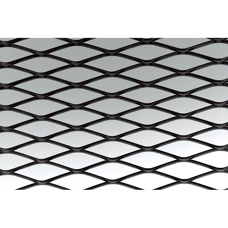 Simoni Racing, Sport Aluminium Grillmesh - Sort - 100x30cm - Stort Mesh