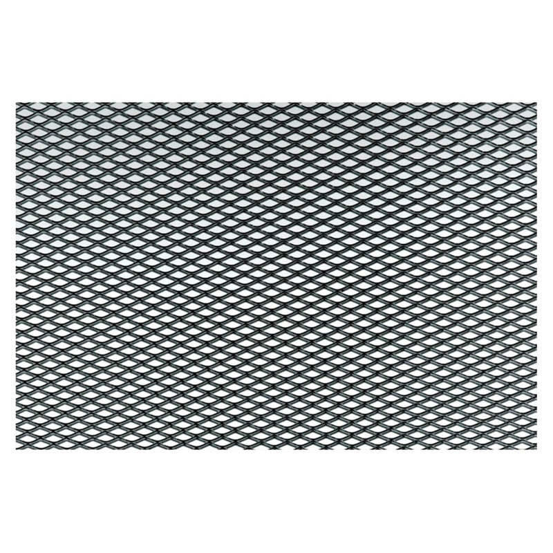 Simoni Racing, Sport Aluminium Grillnet - Sort - 125x20cm - Ekstra Fin Mesh