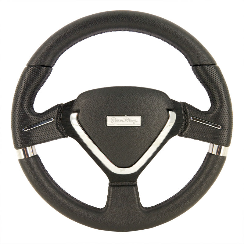 Simoni Racing, Sportsrat, Montecarlo - Black Ecoleather - Diameter 320mm