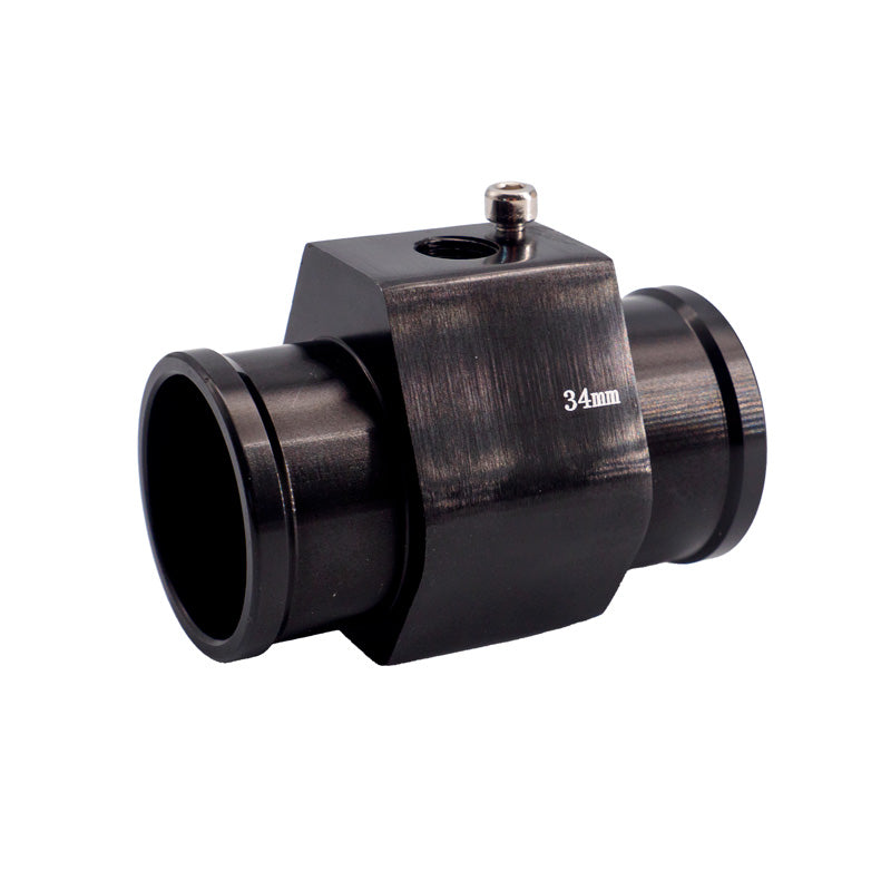 Simoni Racing, Vandtemperatur Sensor Montering - Sort Anodiseret Aluminium - Ø34mm