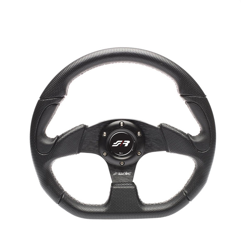 Simoni Racing, Sportsrat, X2 Poly Pelle - Black Ecoleather - Diameter 330mm