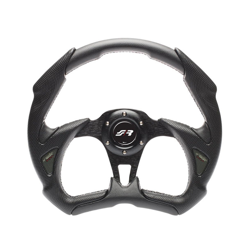 Simoni Racing, Sportsrat, X5 Poly Pelle - Black Ecoleather - Diameter 350mm