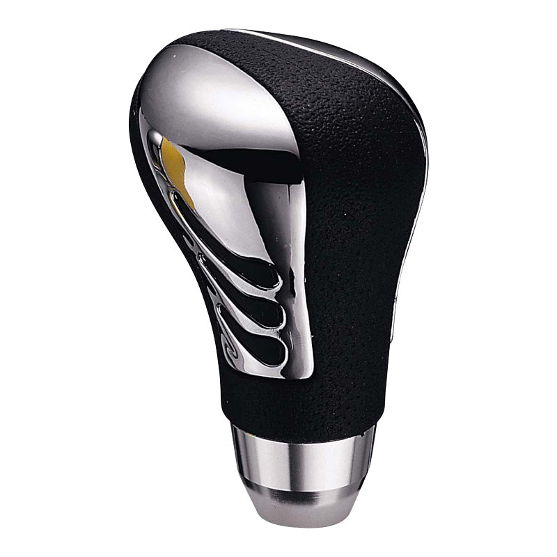 AutoStyle, Universal Gear Knob - Sort/Krom