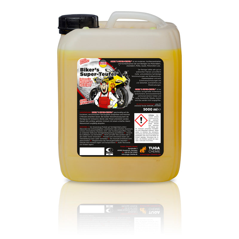 Tuga Chemie, Super Teufel Motorcykelrens - Gul - 5000ml