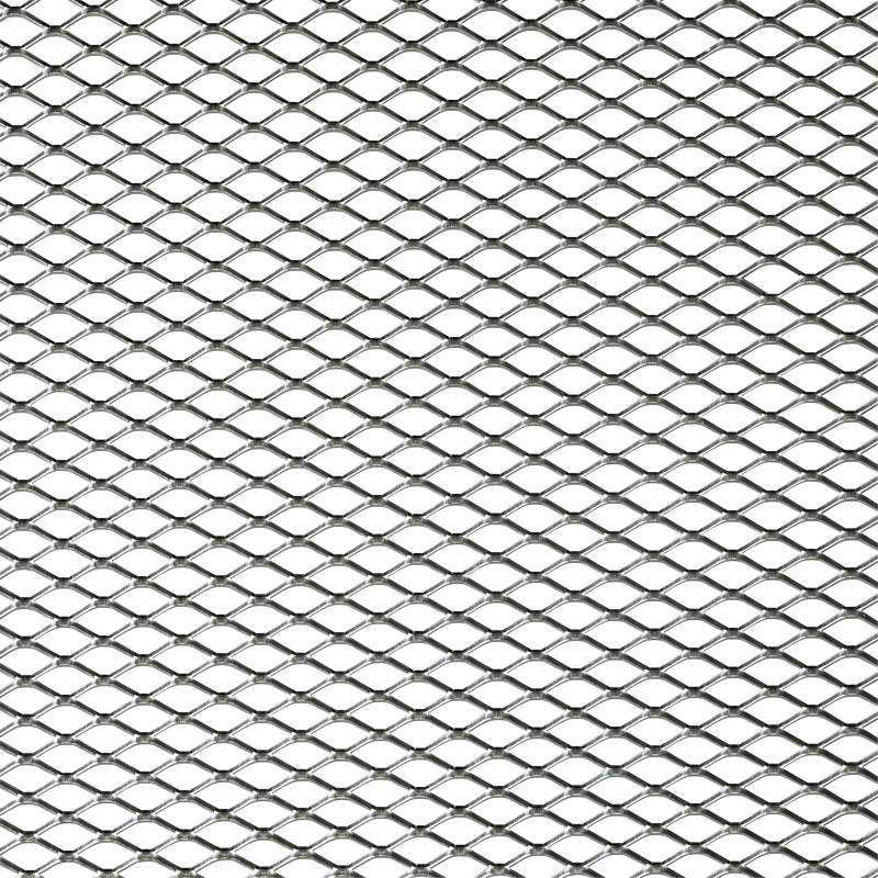 AutoStyle, Race Mesh Plade - Aluminium - Diamant Design - 16x8mm - 125x25cm