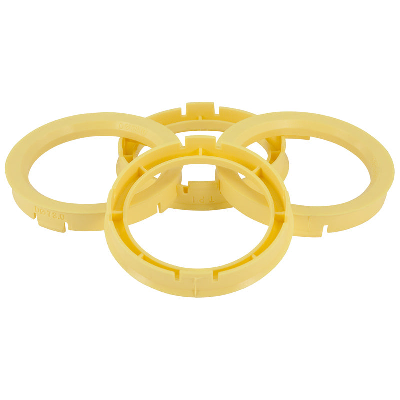 TPI, Centreringsringe, 70.1->58.1mm - Lemon Yellow