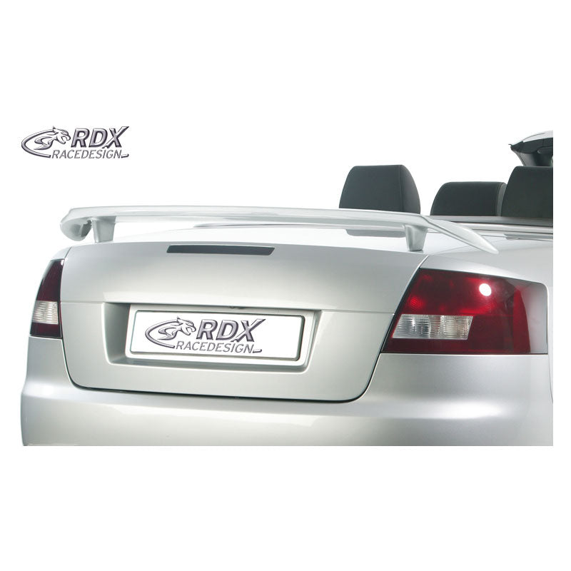 RDX Racedesign, Trunk spoiler, passer til Audi A4 8H Cabrio 2001- (PU)