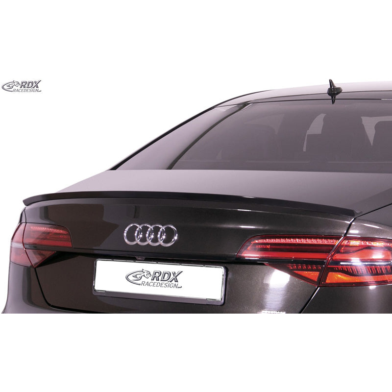 RDX Racedesign, Trunk spoiler lip, passer til Audi A8 (4H) 2010-2017(ABS)