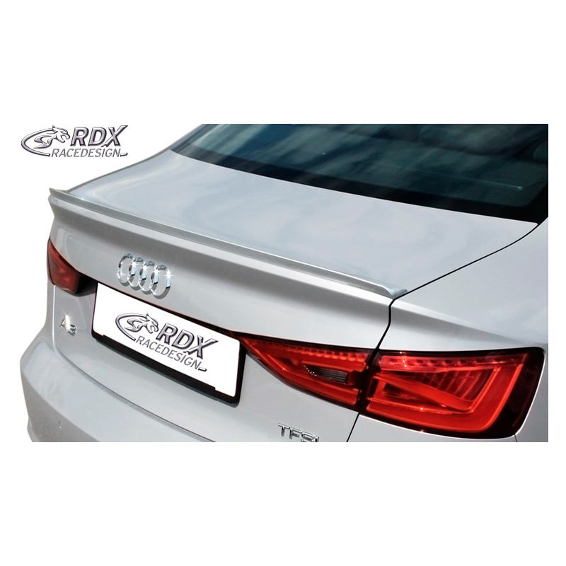 RDX Racedesign, Trunk spoiler lip, passer til Audi A3 8V Sedan & Cabrio 2012- (ABS)