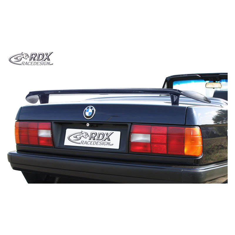 RDX Racedesign, Trunk spoiler, passer til BMW 3-Series E30 excl. Touring (PU)