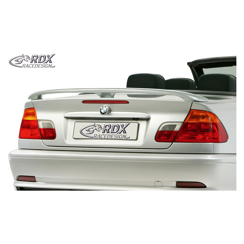 RDX Racedesign, Trunk spoiler, passer til BMW 3-Series E46 Sedan/Coupé/Cabrio (PU)