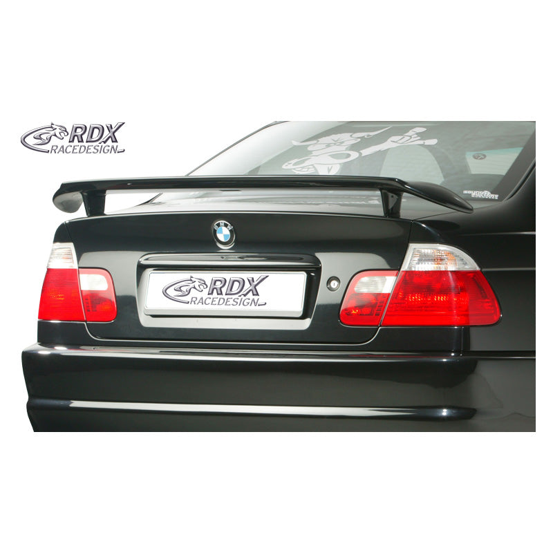 RDX Racedesign, Trunk spoiler, passer til BMW 3-Series E46 Sedan/Coupé/Cabrio (PU) 'High'