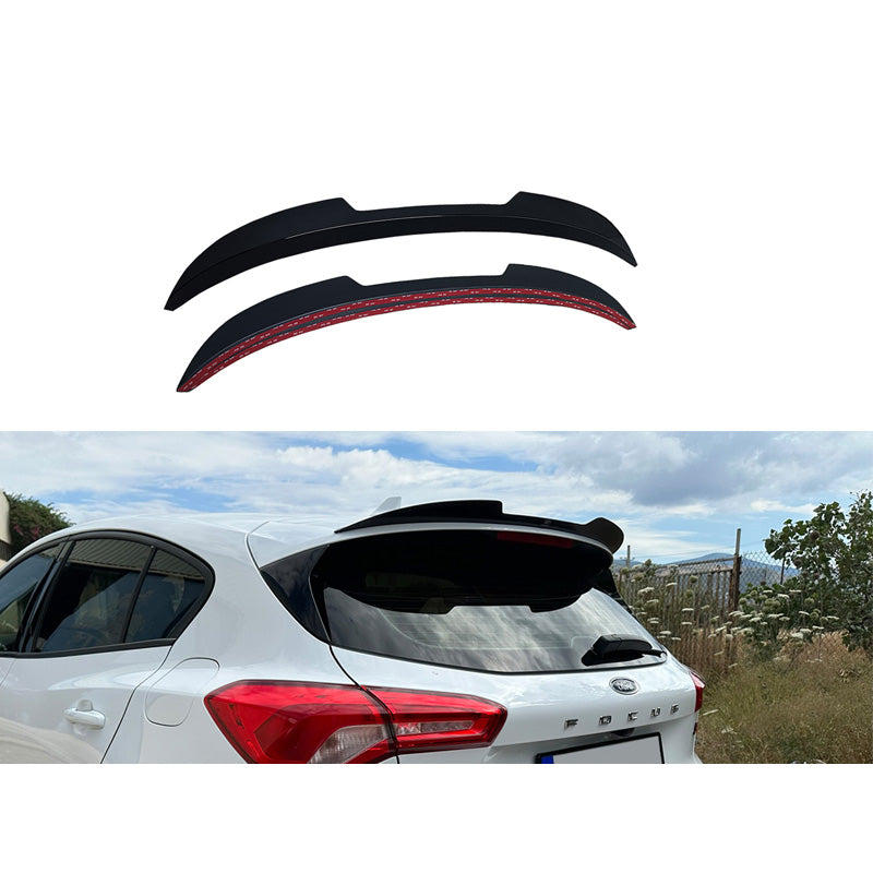 Motordrome, Tagvinge (Spoiler Cap), passer til Ford Focus HB IV 2018- (ABS Glossy black)