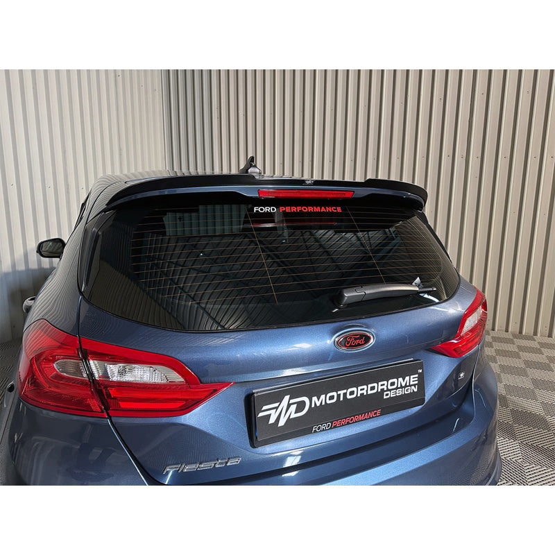 Motordrome, Tagvinge (Spoiler Cap), passer til Ford Fiesta HB VII 2017- (ABS Glossy black)