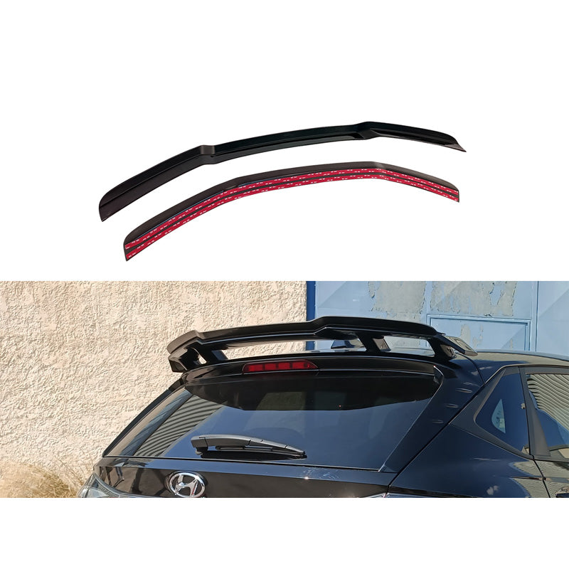 Motordrome, Tagvinge (Spoiler Cap), passer til Hyundai i20 III N (1.6 T-GDi) 2020- (ABS Gloss black)