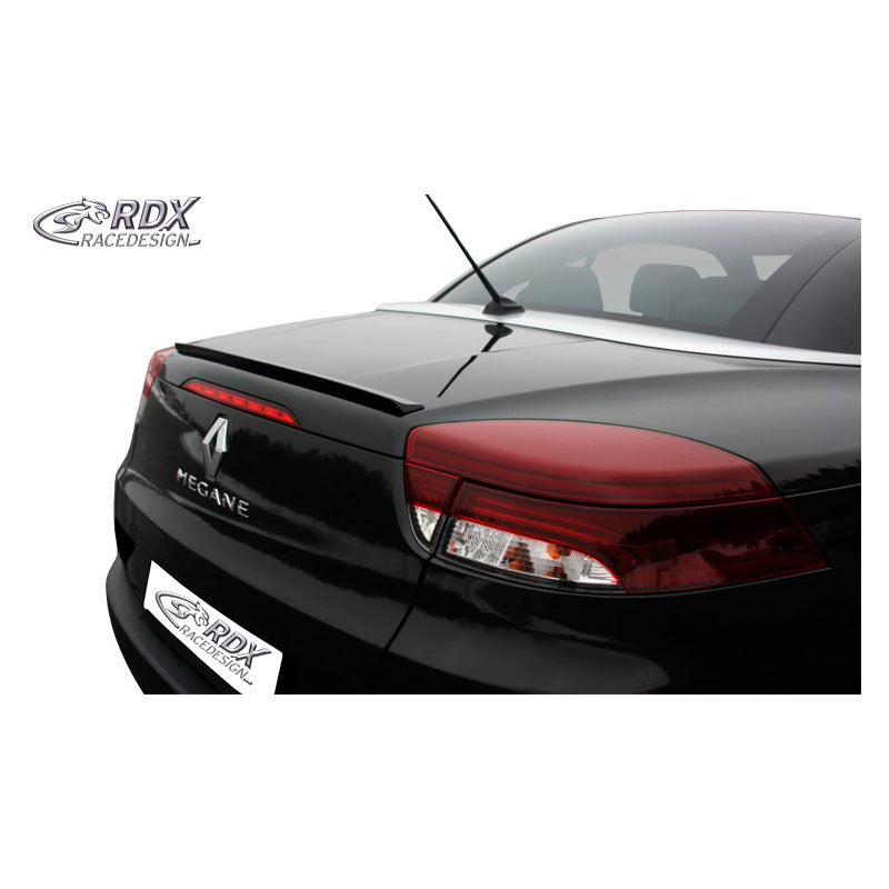 RDX Racedesign, Trunk spoiler lip, passer til Renault Megane III CC/Cabrio (ABS)