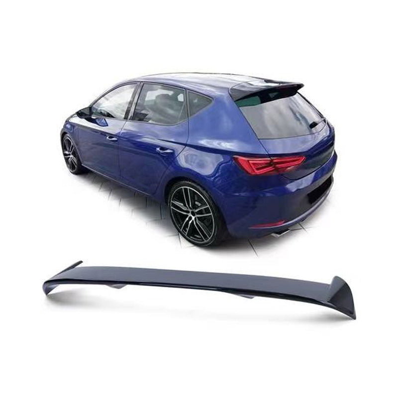 AutoStyle, Tagspoiler til Seat Leon 5F - 2013-2020 - ABS Glossy Sort