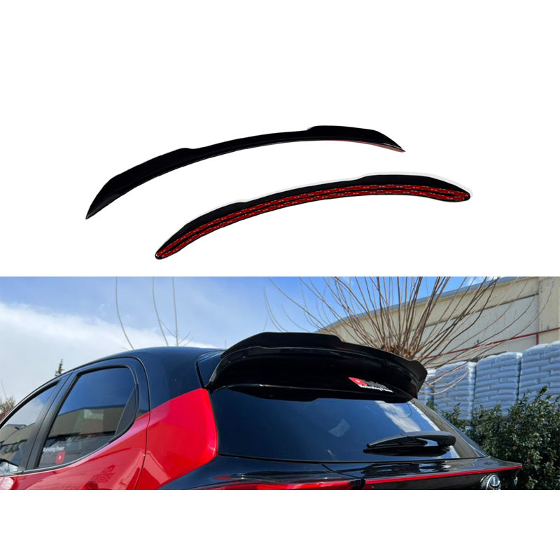 Motordrome, Tagvinge (Spoiler Cap), passer til Toyota Yaris (P21) 2020- incl. GR Sport (ABS Gloss black)